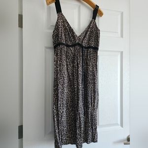 Animal print dress